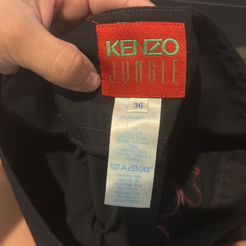 VTG Kenzo Jungle Floral Print Skirt Size 36 - Picture 4 of 4